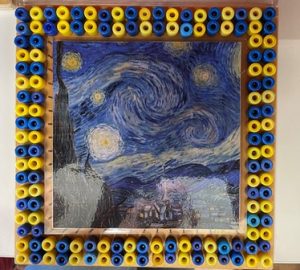 kralenplank kunst kleuters
