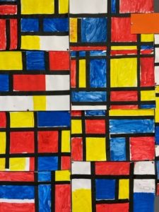 thema kleur en vorm mondriaan