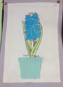 lente bloem scheuren