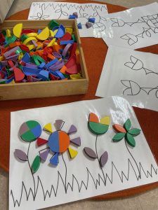figurovorm bloemen thema insecten kleuters