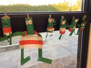 Kikker knutselen kleuters