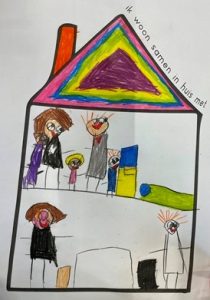 huis tekenen kleuters