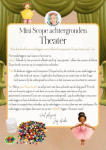 Scope achtergronden theater Spot aan kleuters