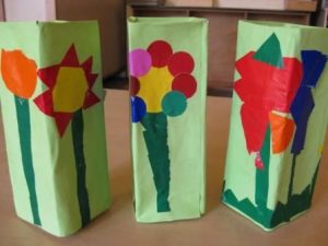 moederdag bloemenvaas kleuters