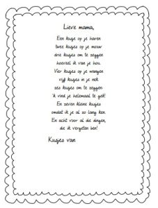 thuisonderwijs moederdag