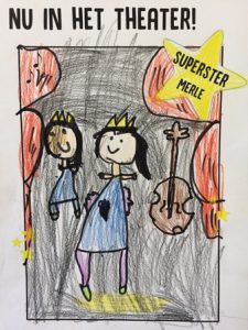 theater kleuters tekenopdracht