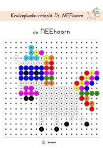kralenplankvoorbeelde de neehoorn kleuters