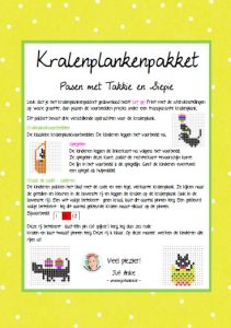 pasen takkie siepie kralenplank