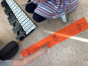 pasen muziek lezen en noteren Juf Anke