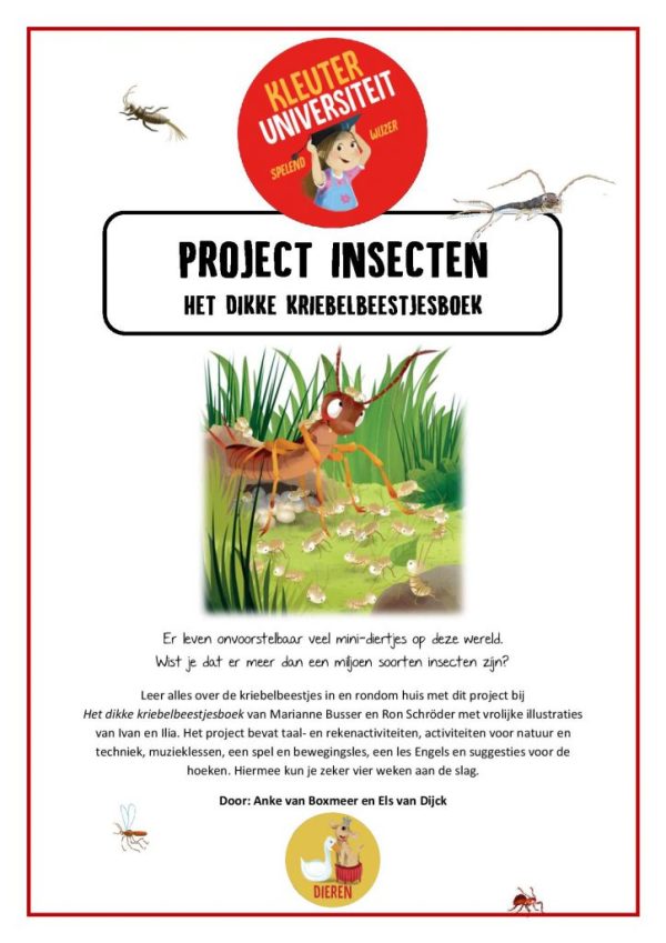 My Topic Insecten Thema insecten | Lesideeën voor kleuters - Juf Anke