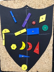 schild versieren ridder kleuters