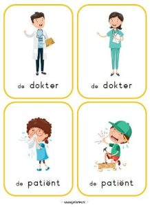 rollenkaarten ziek zijn