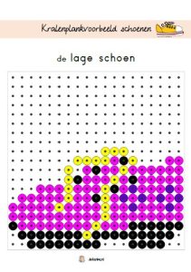 kralenplankvoorbeelden schoenen kleding kleuters