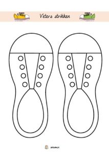 veters leren strikken kleuters