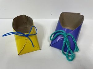 schoen vouwen kleuters