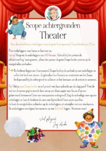 Scope achtergronden theater Spot aan kleuters