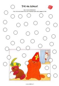 tel en kleur sinterklaas
