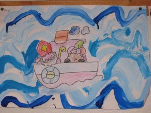 stoomboot voorbereidend schrijven sinterklaas