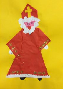 sinterklaas vouwen