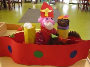 sinterklaas stoomboot knutselen kleuters