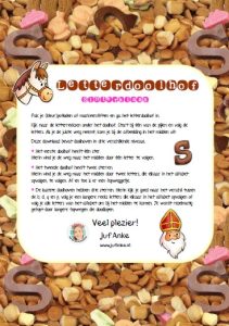 letterdoolhof sinterklaas kleuters