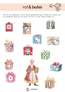 rol en bedek sinterklaas