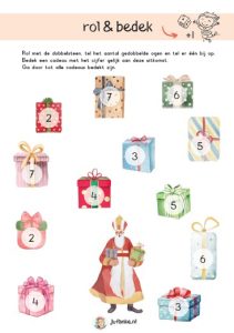 rol en bedek sinterklaas