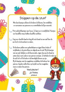 sinterklaas download patronen motoriek