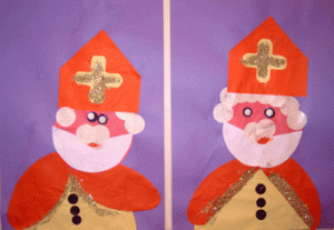 sinterklaas vouwen