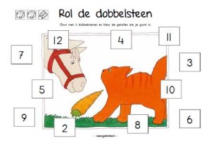 rol de dobbelsteen sinterklaas