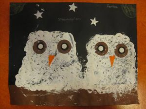sneeuwuil knutselen kleuters