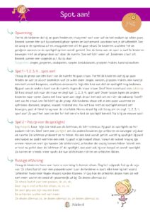 spellessen spot aan! kleuters en groep 3