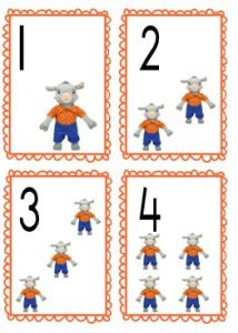 cijferkaartjes getalkaarten sprookjes