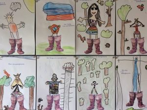 klein duimpje tekenopdracht