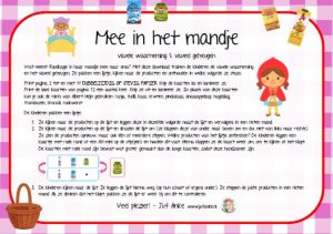 roodkapje visuele waarneming kleuters