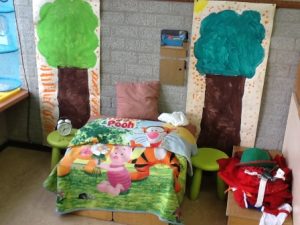 roodkapje spelhoek kleuters