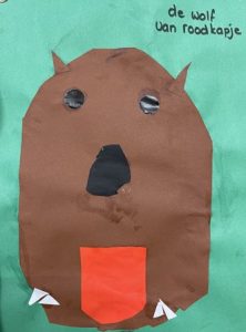 wolf knutselen roodkapje