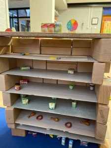 supermarkt bouwhoek kleuters