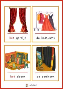 woordkaarten theater spot aan