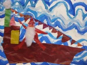 stoomboot voorbereidend schrijven sinterklaas