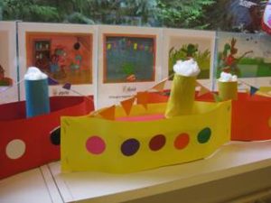 sinterklaas stoomboot knutselen kleuters