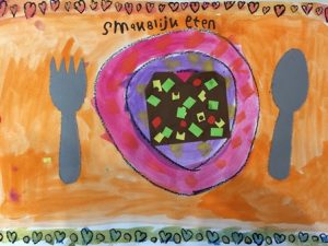 vaderdag moederdag placemat knutselen