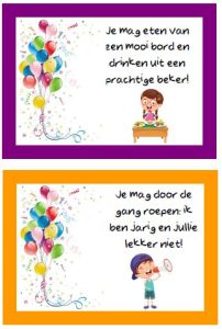 verjaardagskaarten verjaardag kleuters