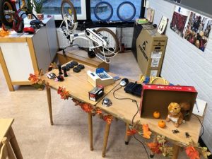 fietsenwinkel hoek spelen kleuters