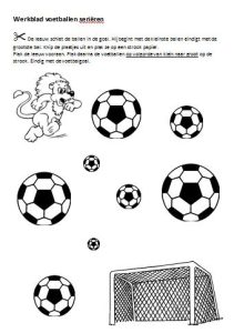 werkbladen sport kleuters