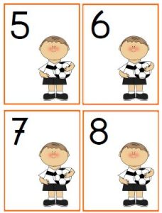 getalkaart voetbal