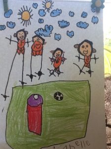 voetbal tekenen kleuters