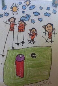 voetbal tekenen kleuters