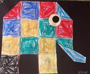elmer kleuters thema kleur en vorm