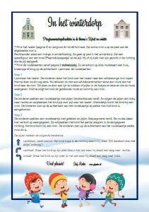 programmeren in het winterdorp